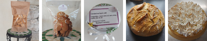 Plats à emporter maison préparés par l’épicerie du Mas de Roux pour vos événements